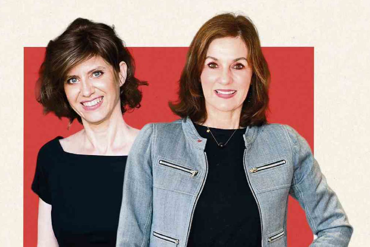 Photo de l’article des Echos : Séverine Le Loarne-Lemaire et Delphine Remy-Boutang.
